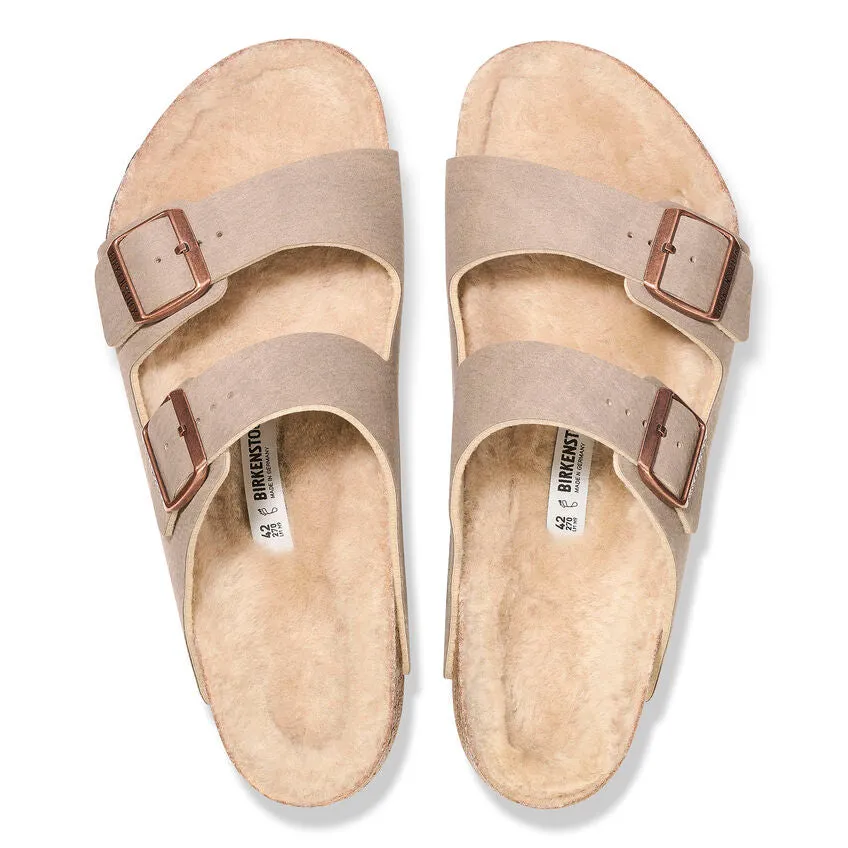 Arizona Shearling - Gray Taupe Desert Dust Microfiber||Arizona fourrure - Microfibre gris taupe poussire de dsert