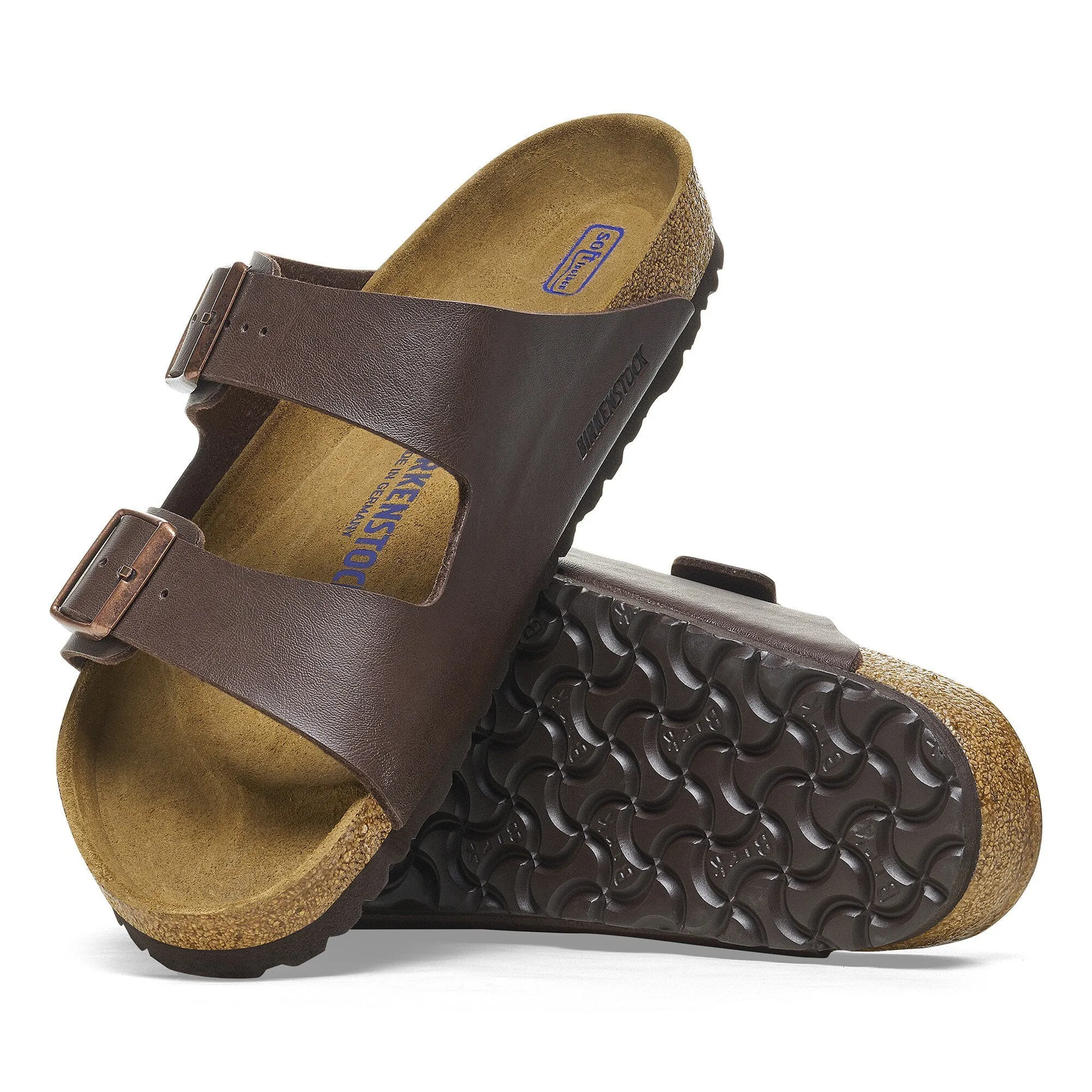 Arizona Soft - Dark Brown Birko-Flor||Arizona assise plantaire souple - Birko-Flor Brun fonc