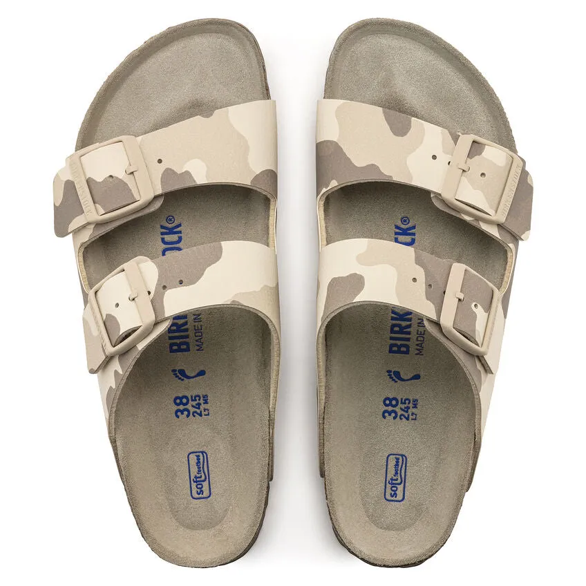 Arizona Soft - Desert Soil Camo Grey Taupe Birko-Flor||Arizona assise plantaire souple - Birko-Flor Desert Soil Camo Grey Taupe