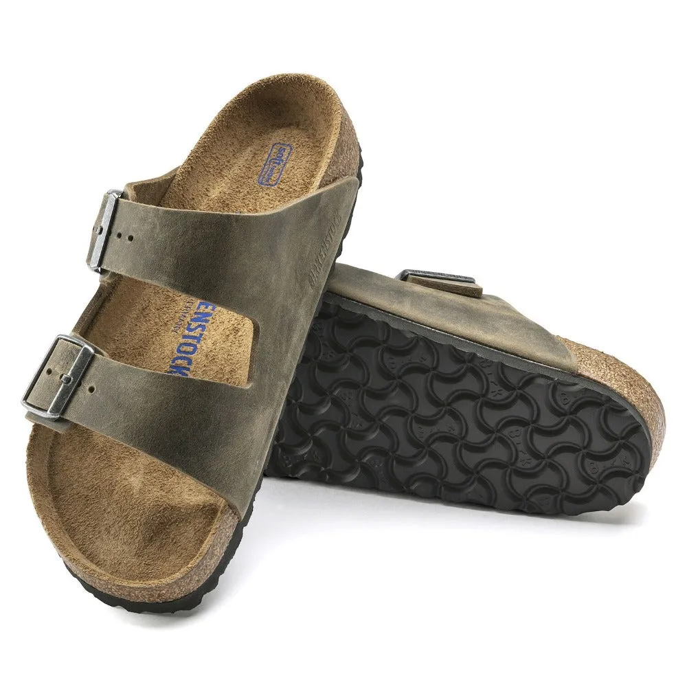 Arizona Soft - Faded Khaki Oiled Leather||Arizona assise plantaire souple - Cuir huil Kaki dfrachi