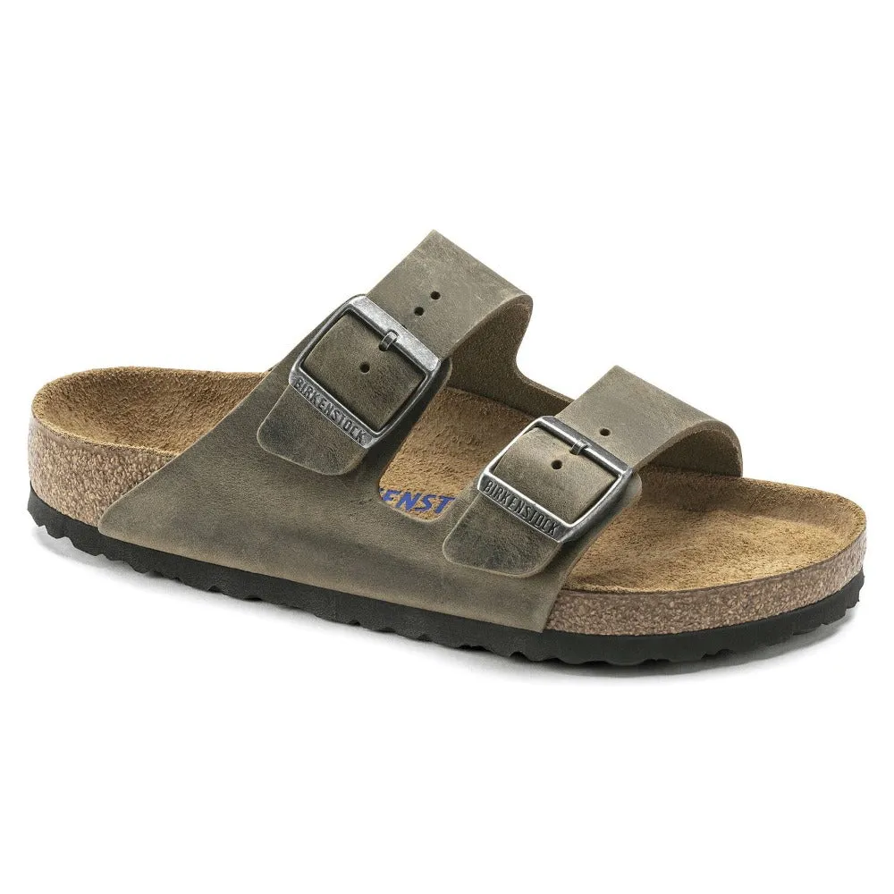 Arizona Soft - Faded Khaki Oiled Leather||Arizona assise plantaire souple - Cuir huil Kaki dfrachi