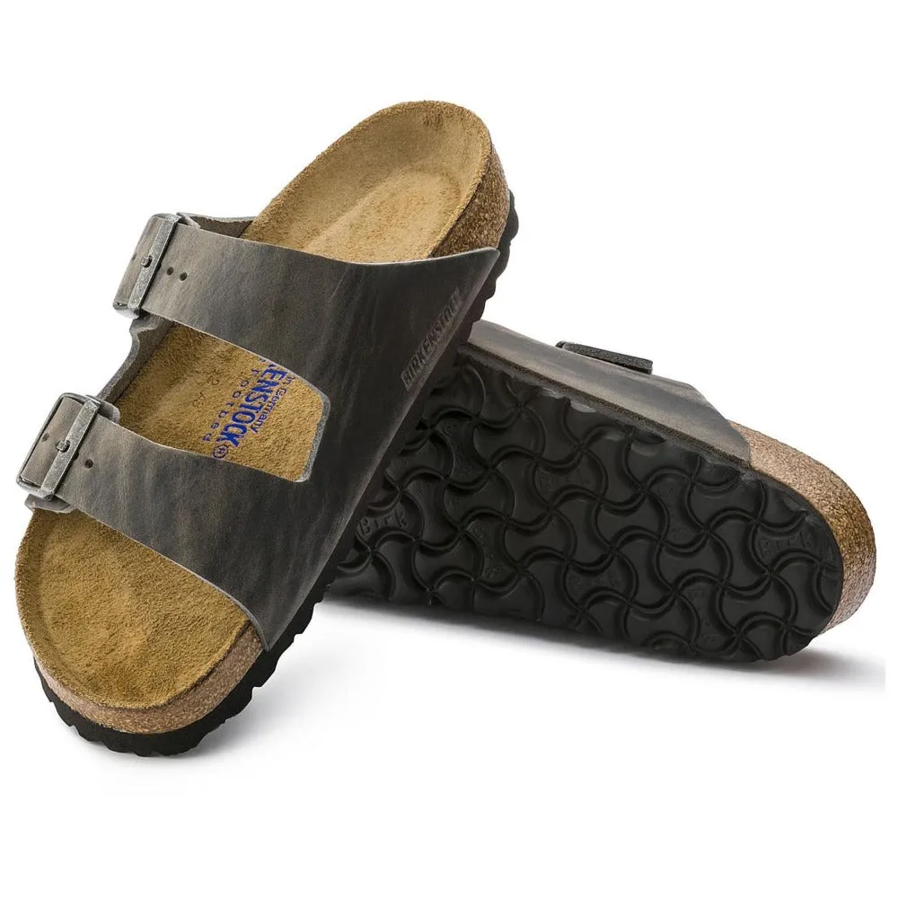 Arizona Soft - Iron Oiled Leather||Arizona assise plantaire souple - Cuir huil fer