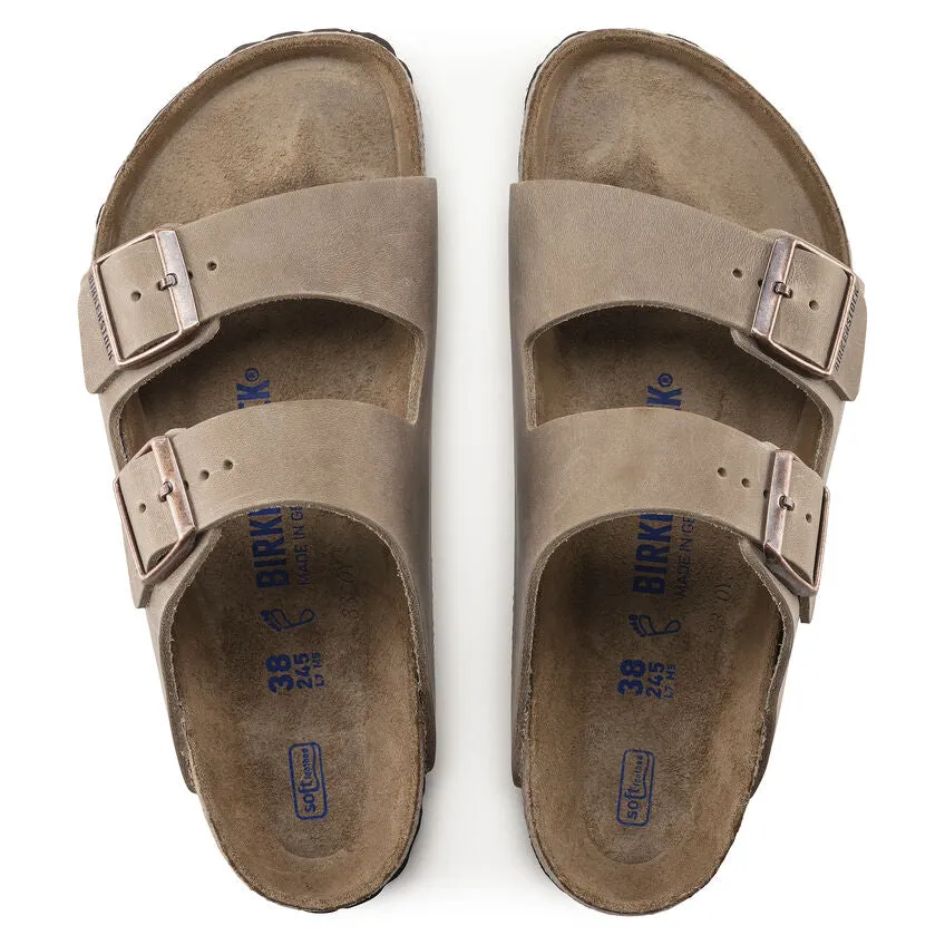 Arizona Soft - Tobacco Brown Oiled Leather||Arizona assise plantaire souple - Cuir huil brun tabac