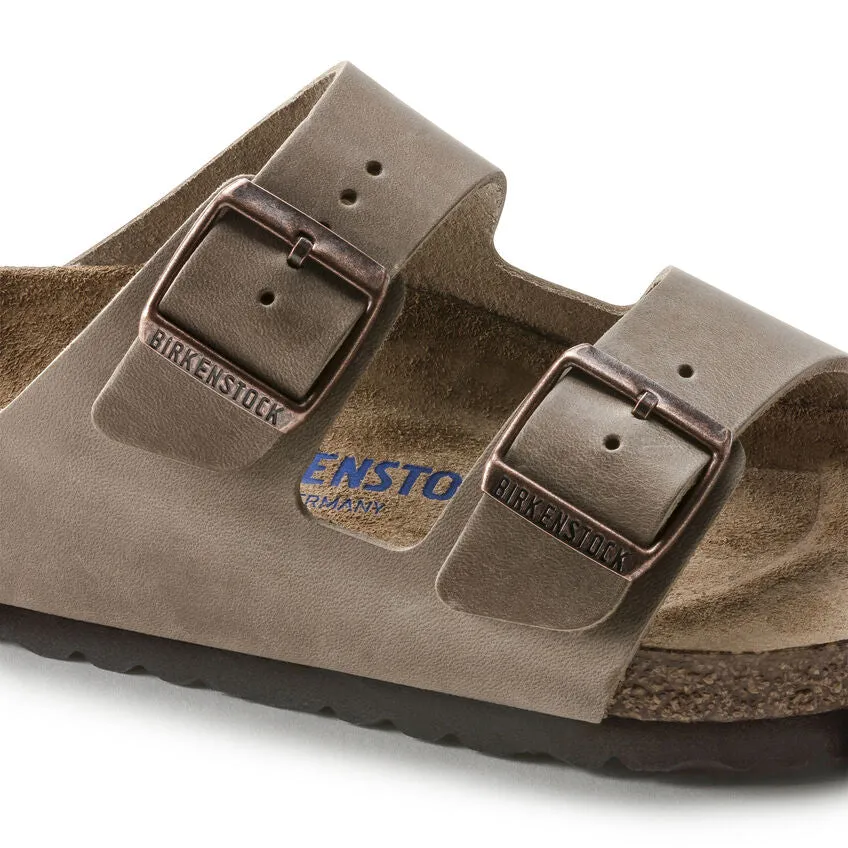 Arizona Soft - Tobacco Brown Oiled Leather||Arizona assise plantaire souple - Cuir huil brun tabac
