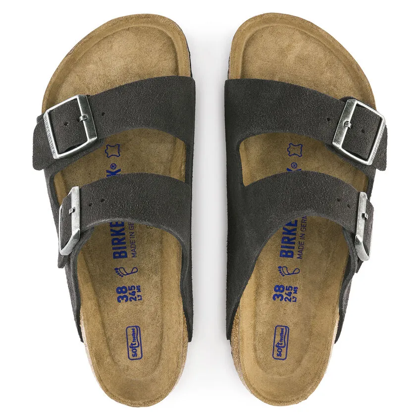 Arizona Soft - Velvet Grey Suede||Arizona assise plantaire souple - Sude Velvet grey