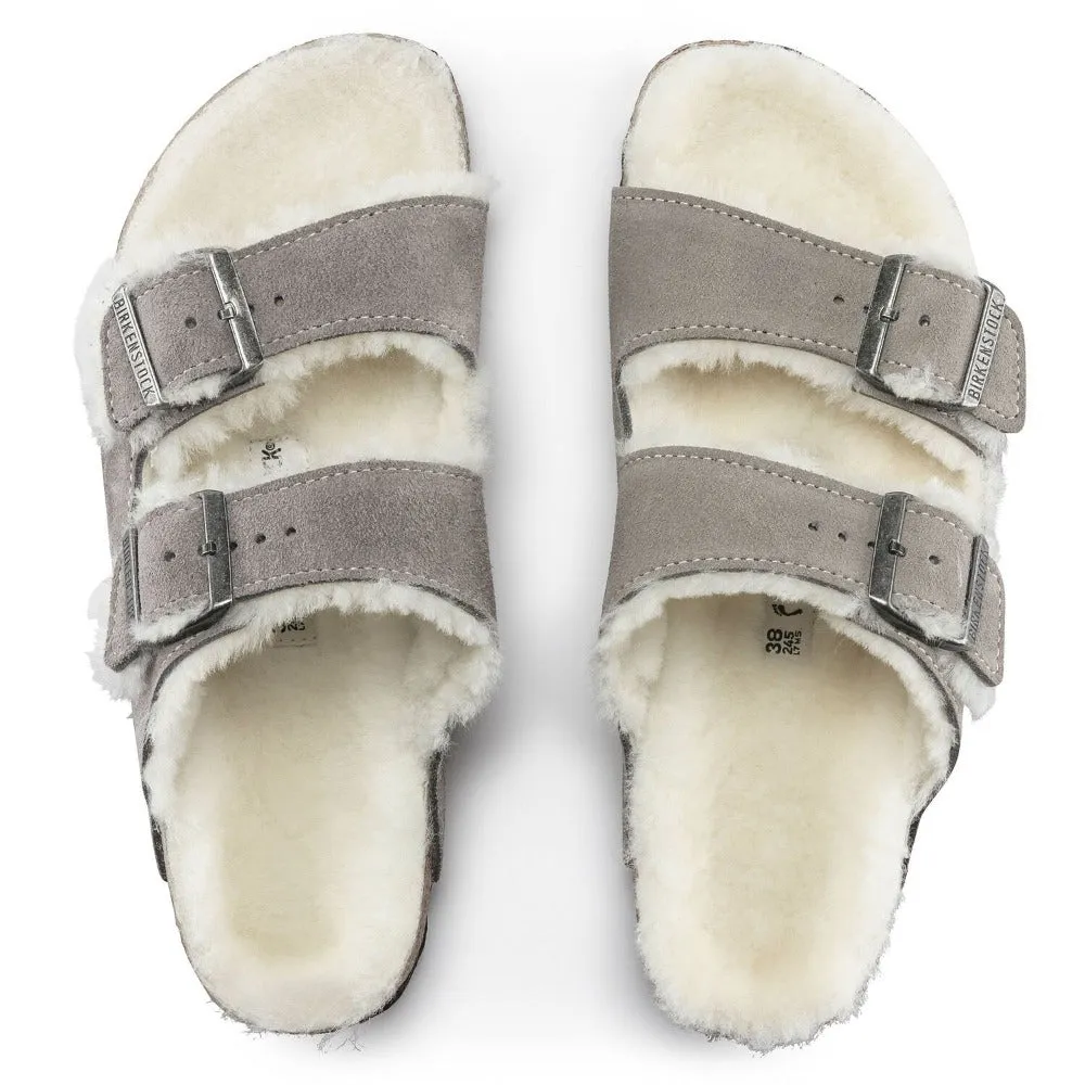 Arizona - Stone Coin Suede Shearling||Arizona - Sude fourrure monnaie de pierre
