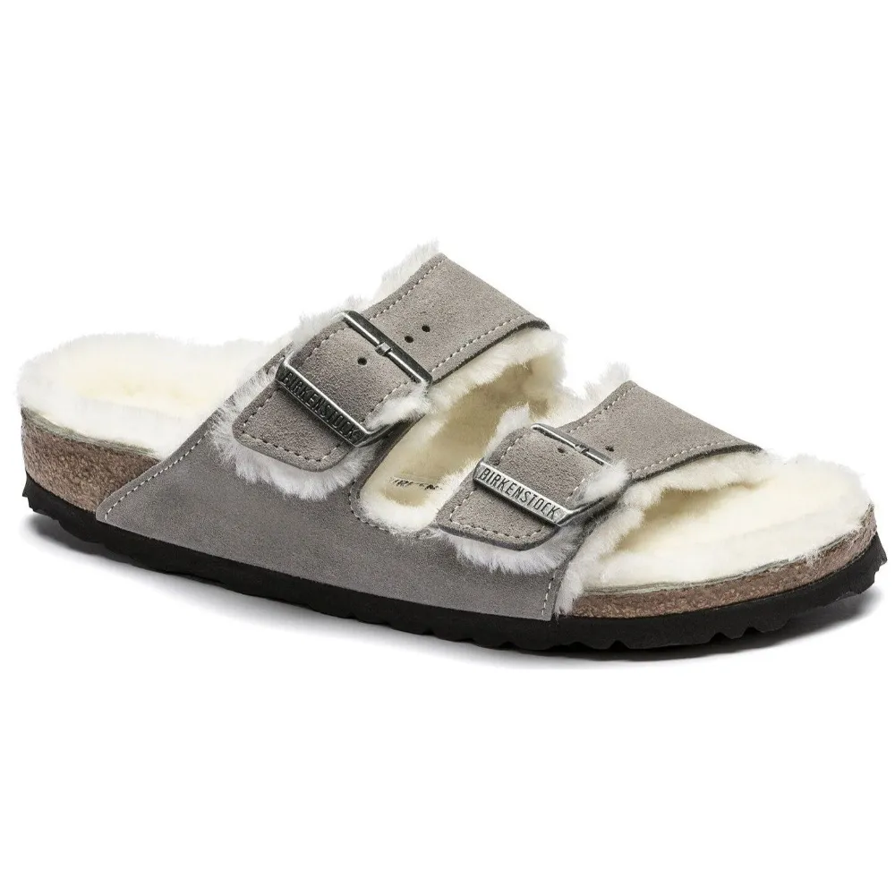Arizona - Stone Coin Suede Shearling||Arizona - Sude fourrure monnaie de pierre
