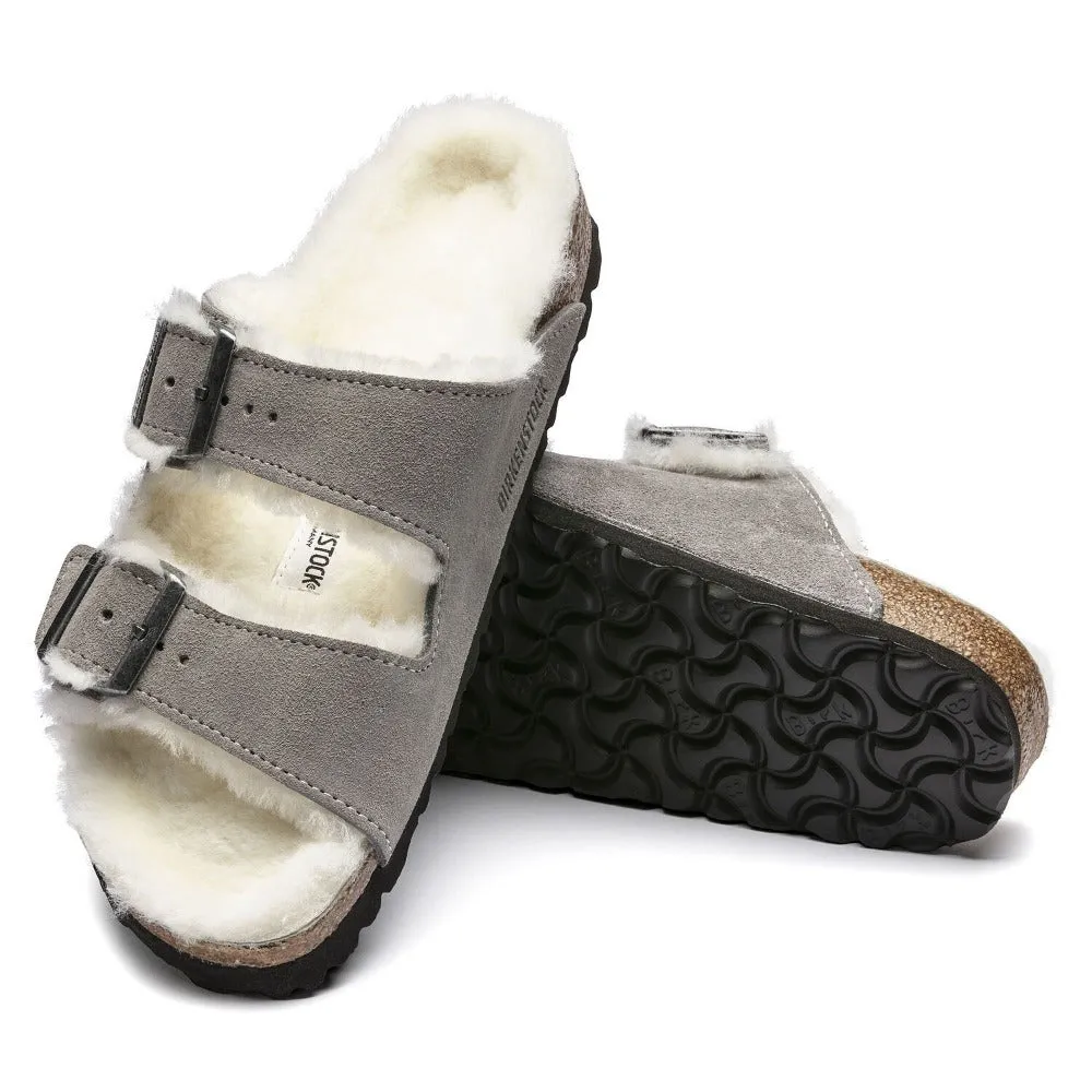 Arizona - Stone Coin Suede Shearling||Arizona - Sude fourrure monnaie de pierre