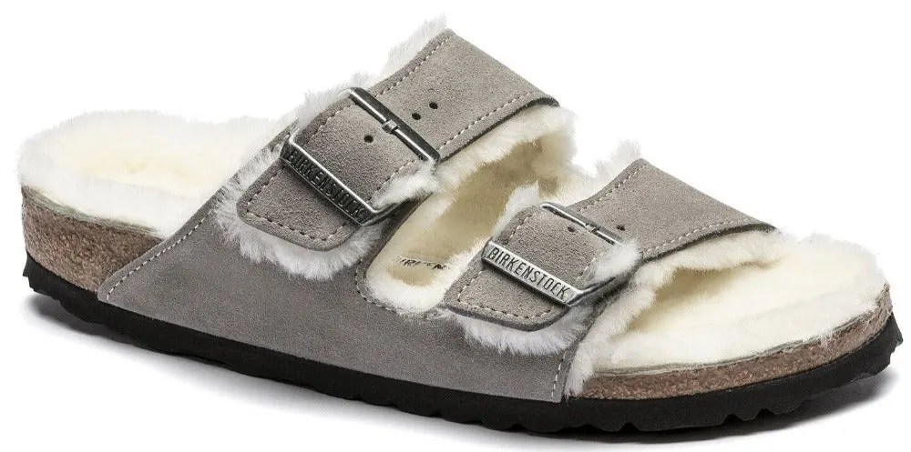 Arizona - Stone Coin Suede Shearling||Arizona - Sude fourrure monnaie de pierre