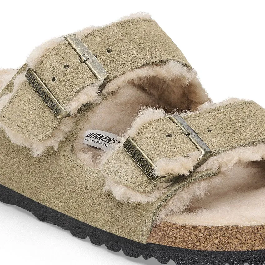 Arizona - Taupe Suede Shearling||Arizona - Sude fourrure taupe