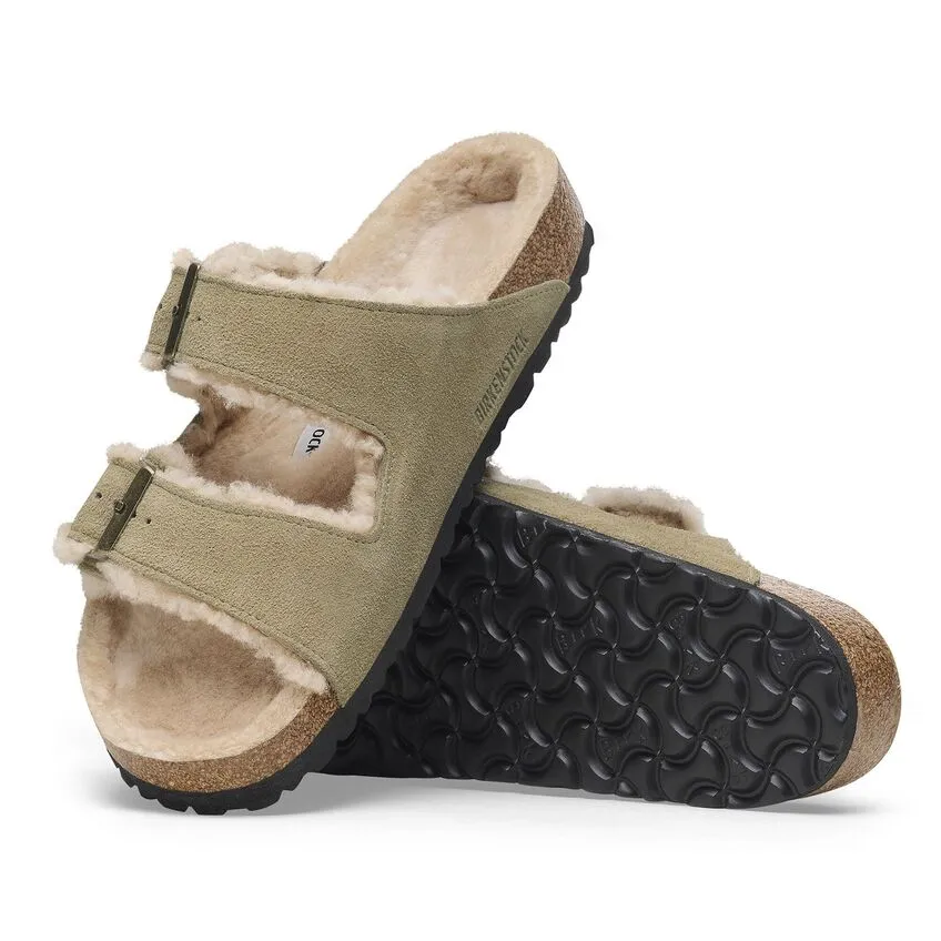 Arizona - Taupe Suede Shearling||Arizona - Sude fourrure taupe