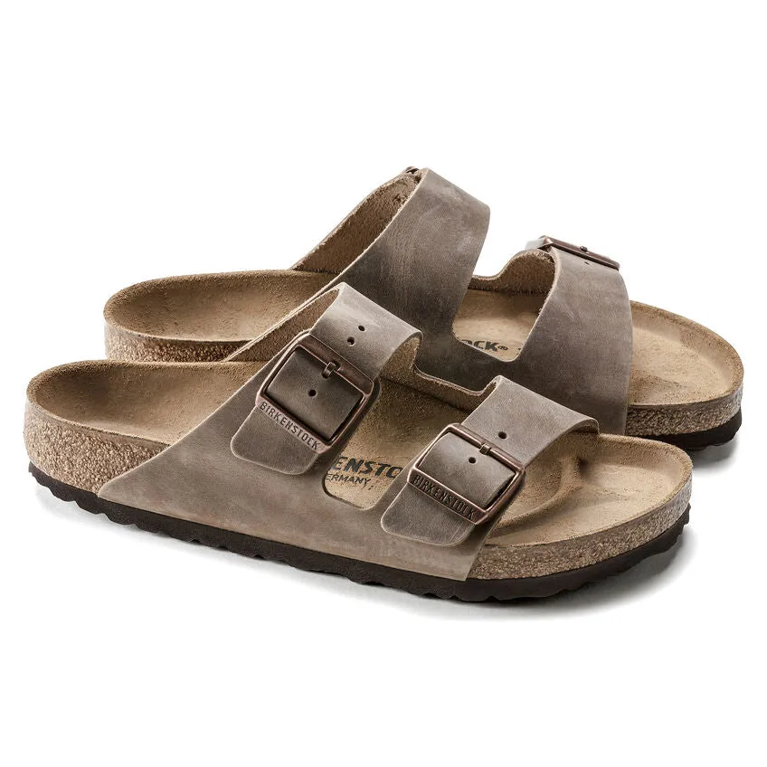 Arizona - Tobacco brown Oiled leather||Arizona - Cuir Huil Brun tabac
