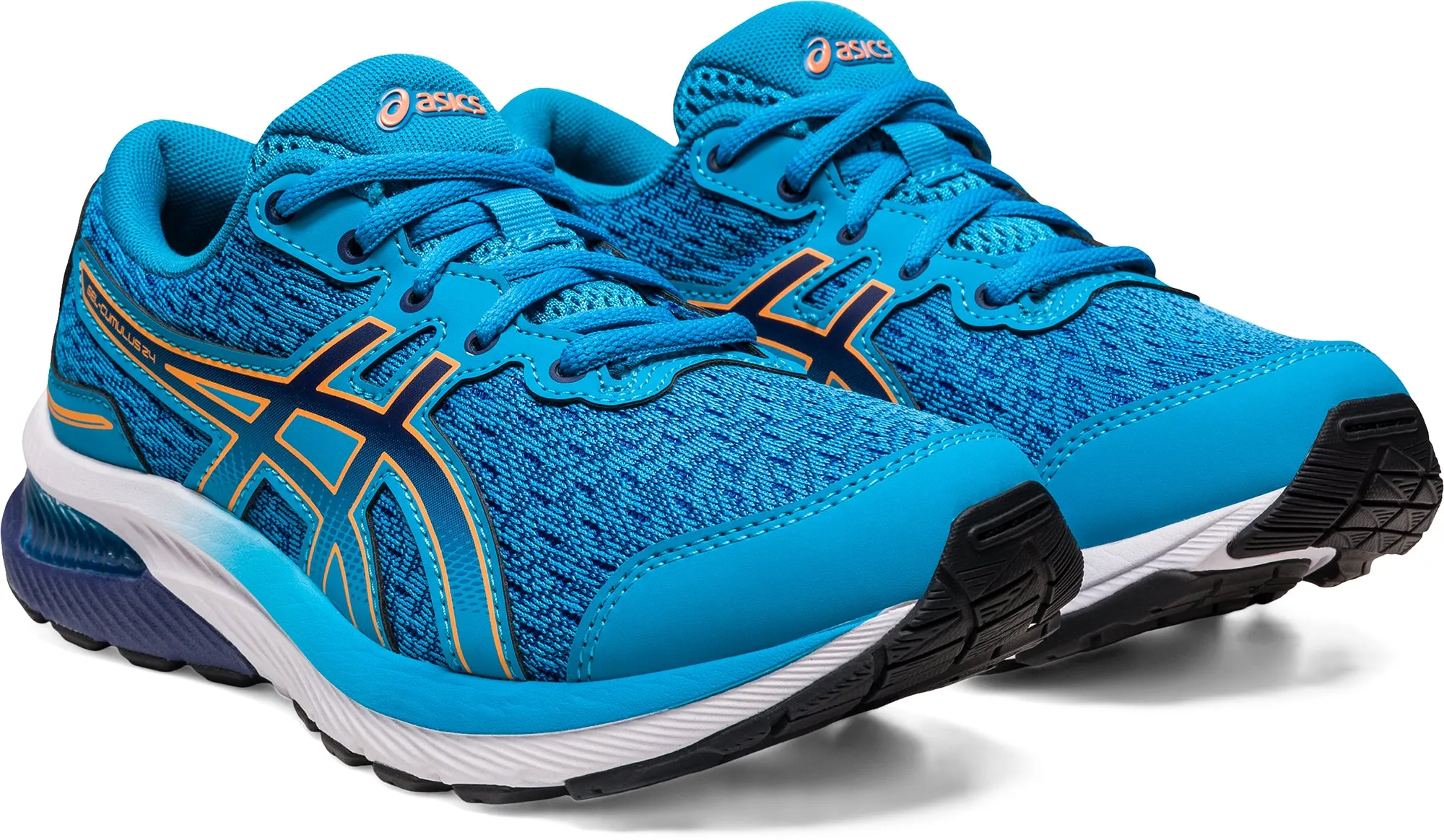 Asics Gel Cumulus 24 GS Junior Running Shoes - Blue
