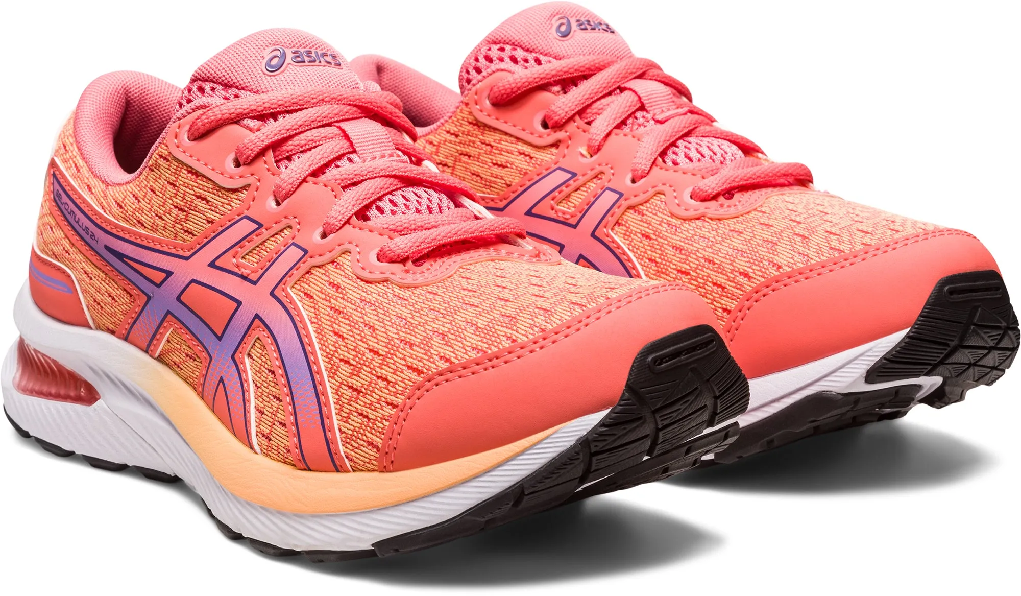 Asics Gel Cumulus 24 GS Junior Running Shoes - Orange