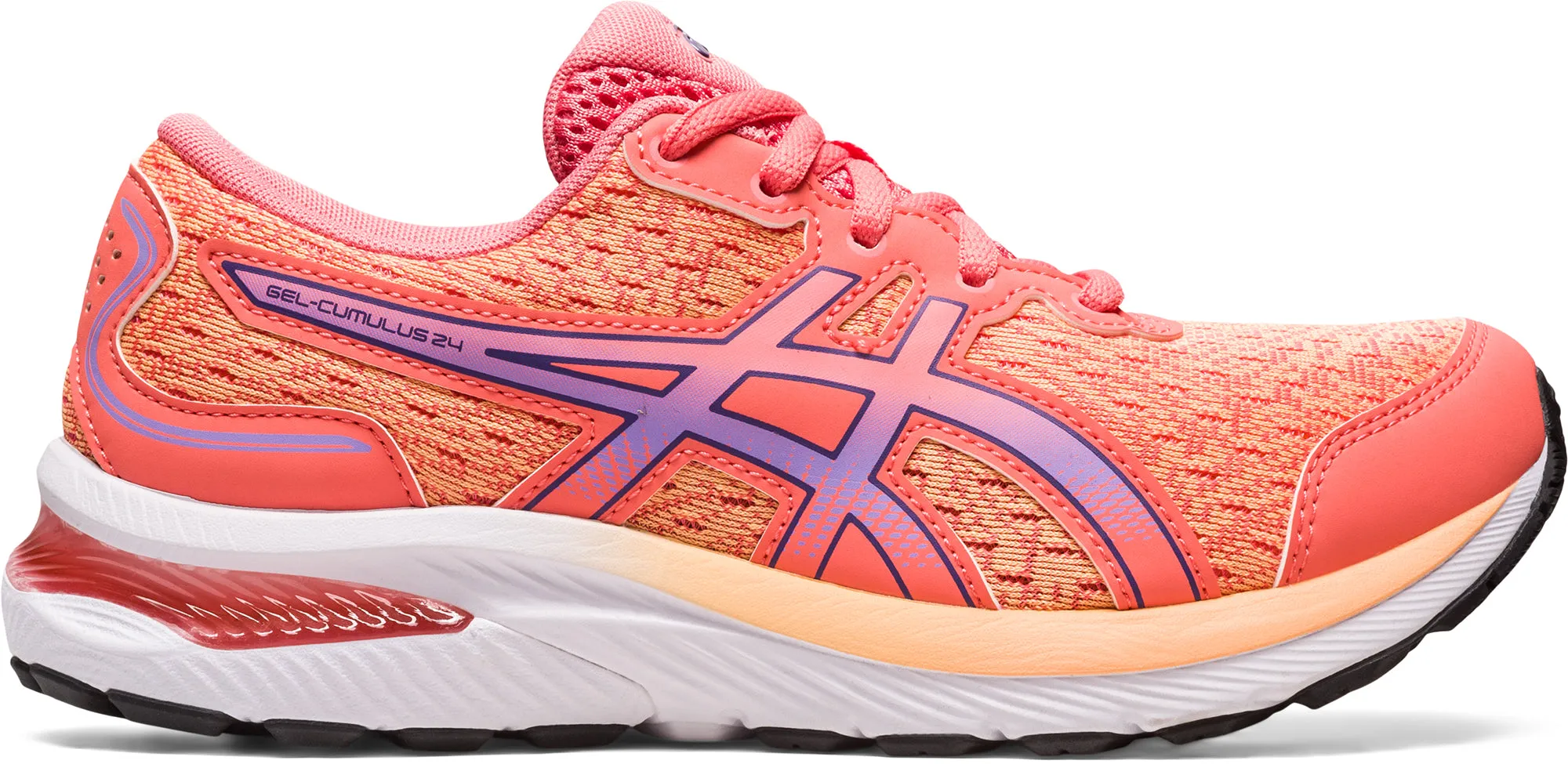 Asics Gel Cumulus 24 GS Junior Running Shoes - Orange
