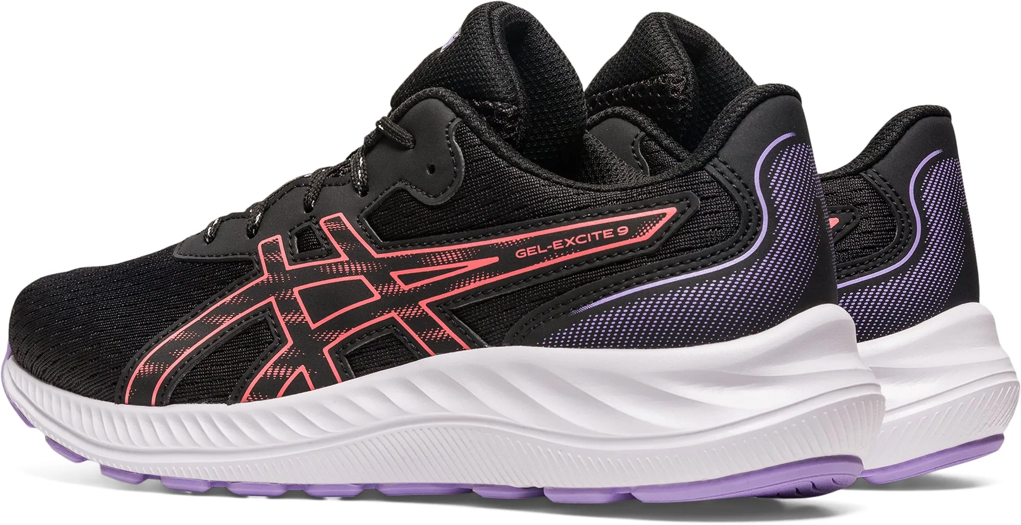 Asics Gel Excite 9 GS Junior Running Shoes - Black