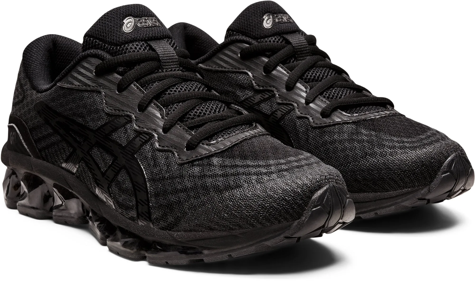 Asics Gel Quantum 360 VII GS Junior Running Shoes - Black