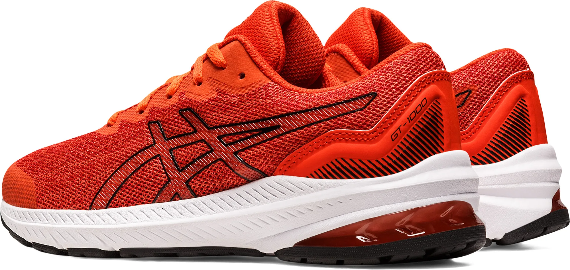 Asics GT 1000 11 GS Junior Running Shoes - Red