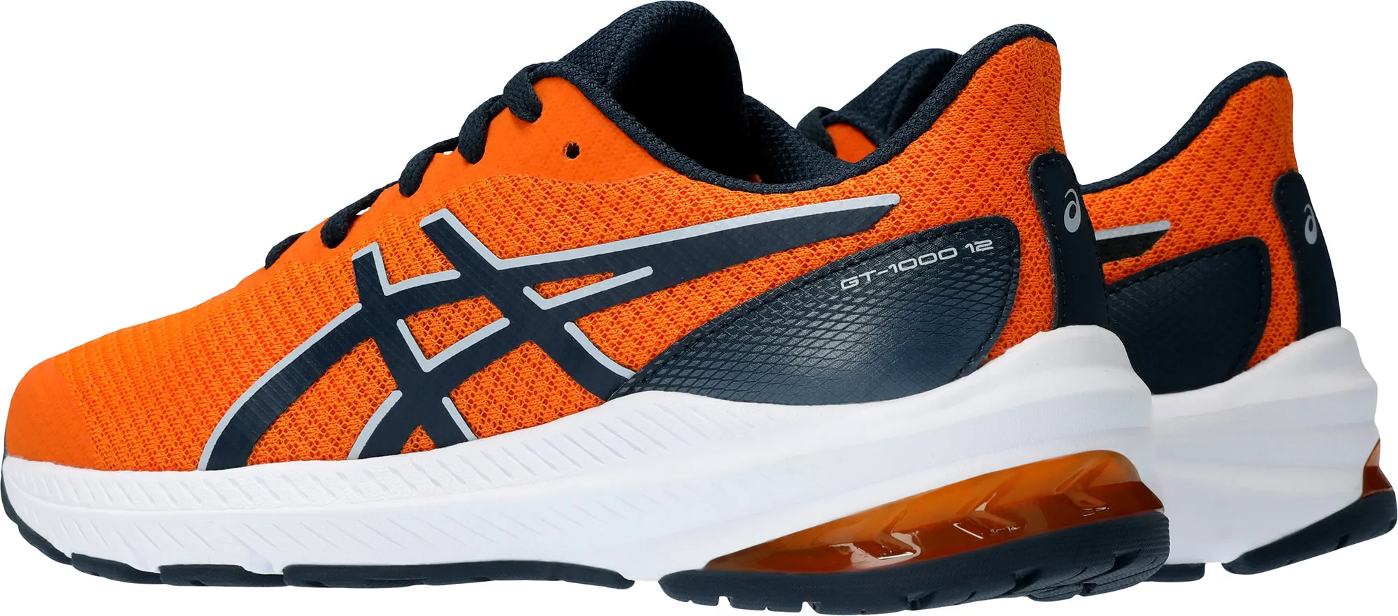 Asics GT 1000 12 GS Junior Running Shoes - Orange