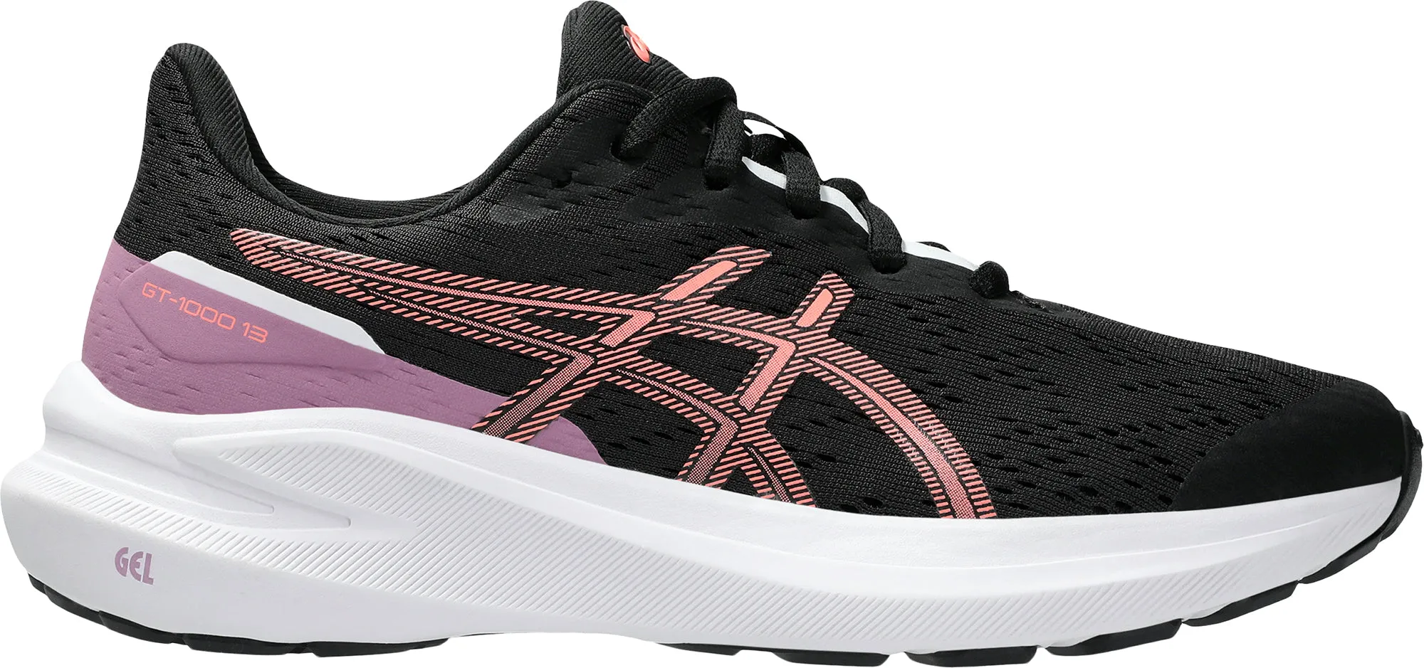 Asics GT 1000 13 GS Junior Running Shoes - Black