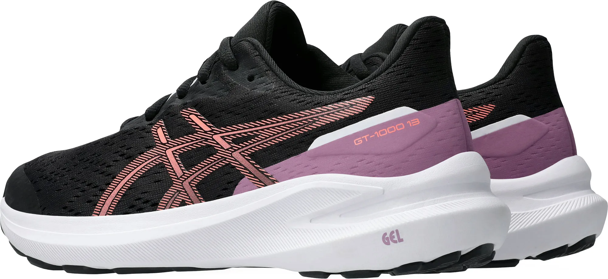 Asics GT 1000 13 GS Junior Running Shoes - Black