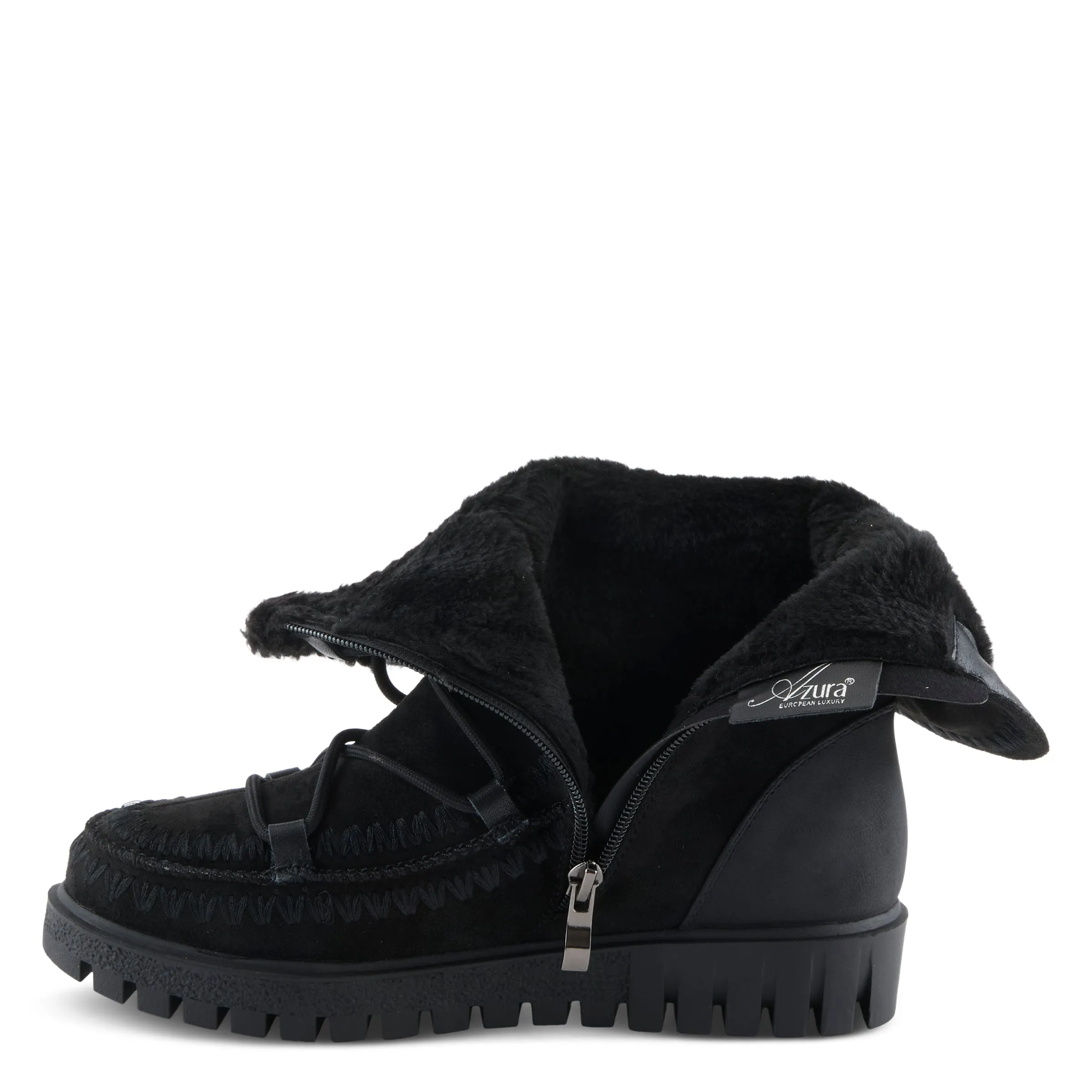 AZURA STICH MID CALF BOOTS