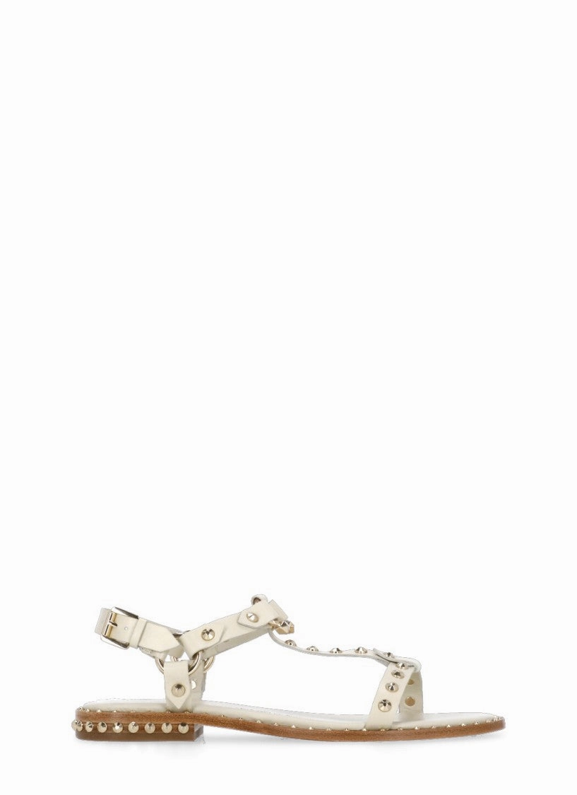 Beige Patsy Leather Sandal