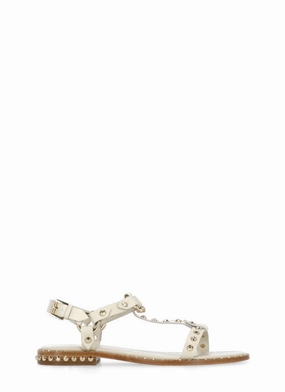 Beige Patsy Leather Sandal