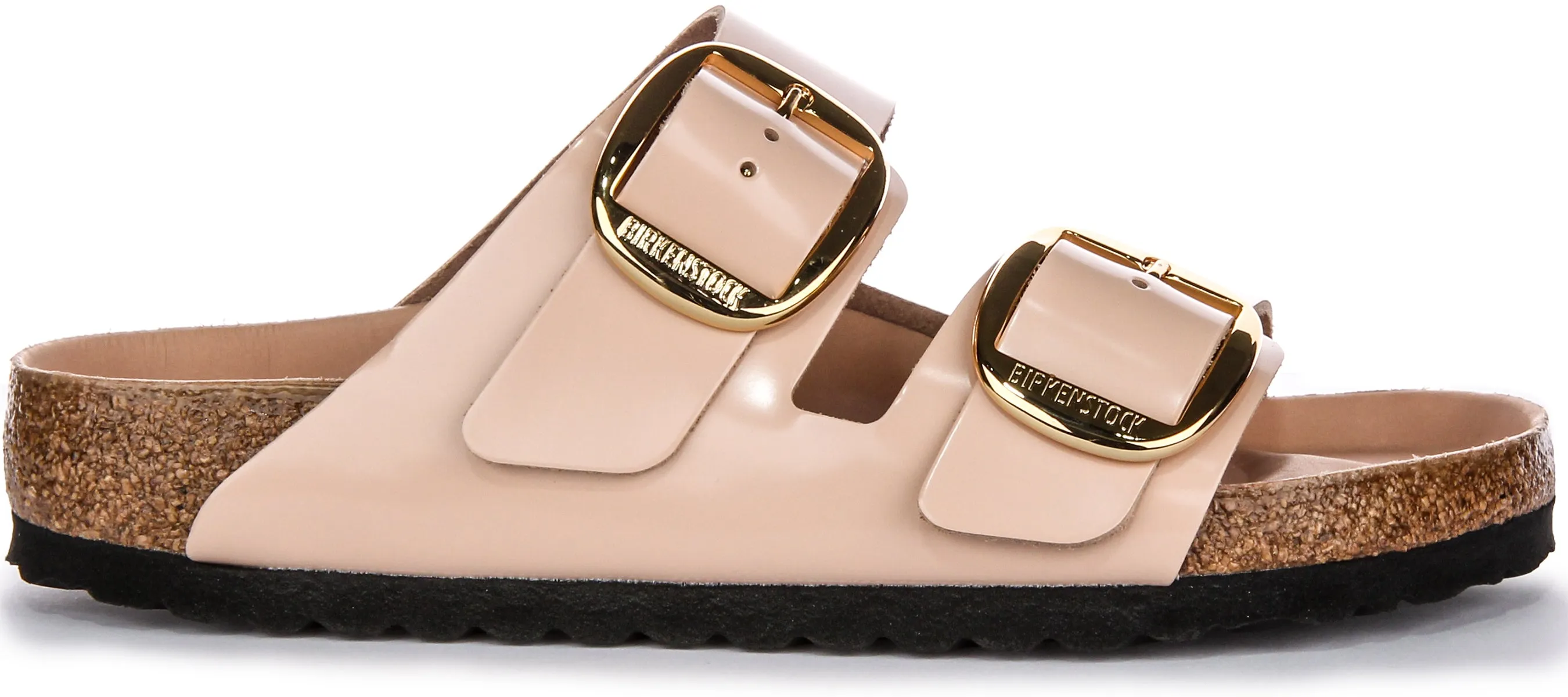 Birkenstock Arizona Big Buckle In Beige | Regular Fit