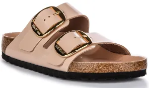 Birkenstock Arizona Big Buckle In Beige | Regular Fit