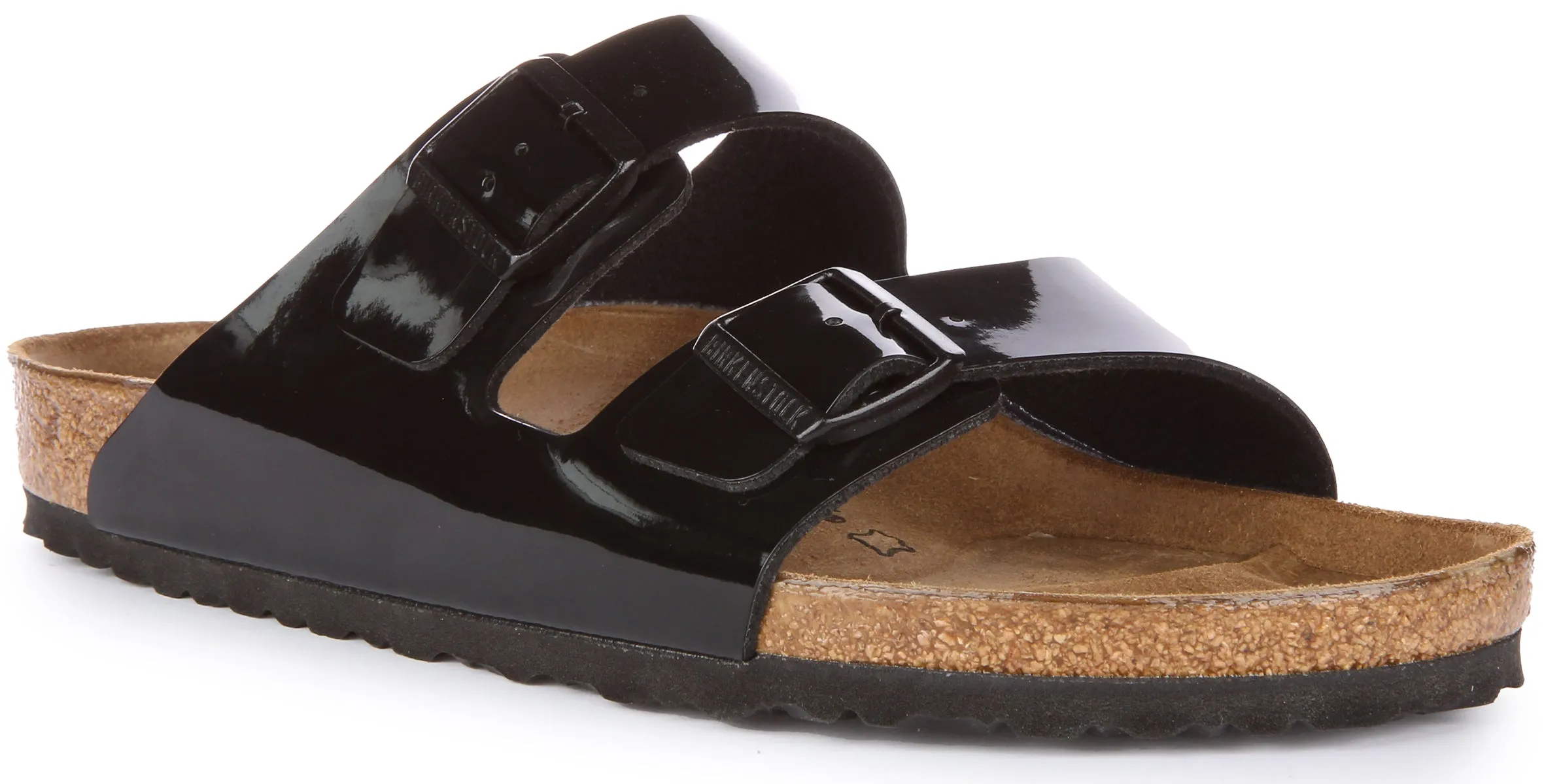 Birkenstock Arizona Bs In Black Patent  | Regular Fit