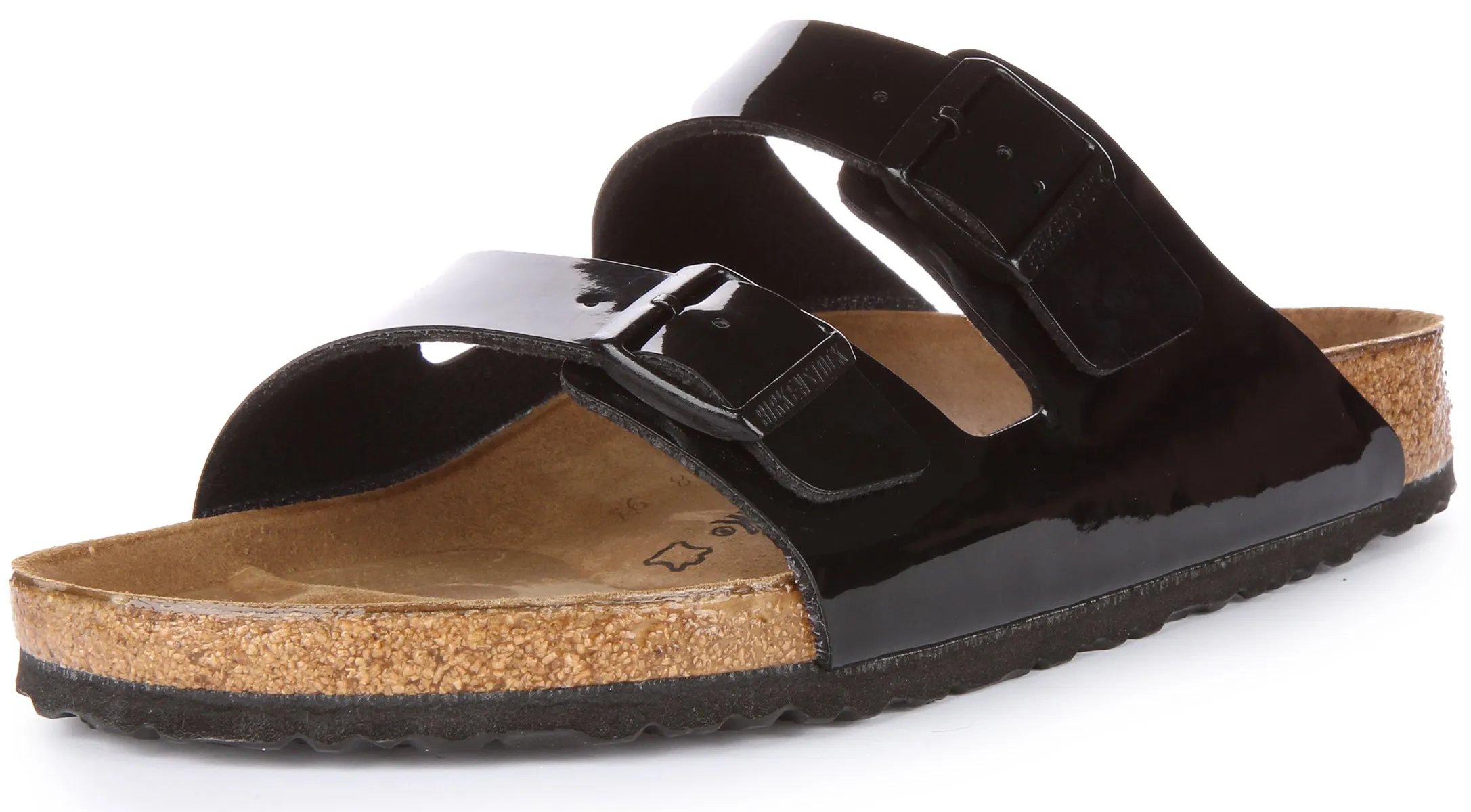 Birkenstock Arizona Bs In Black Patent  | Regular Fit