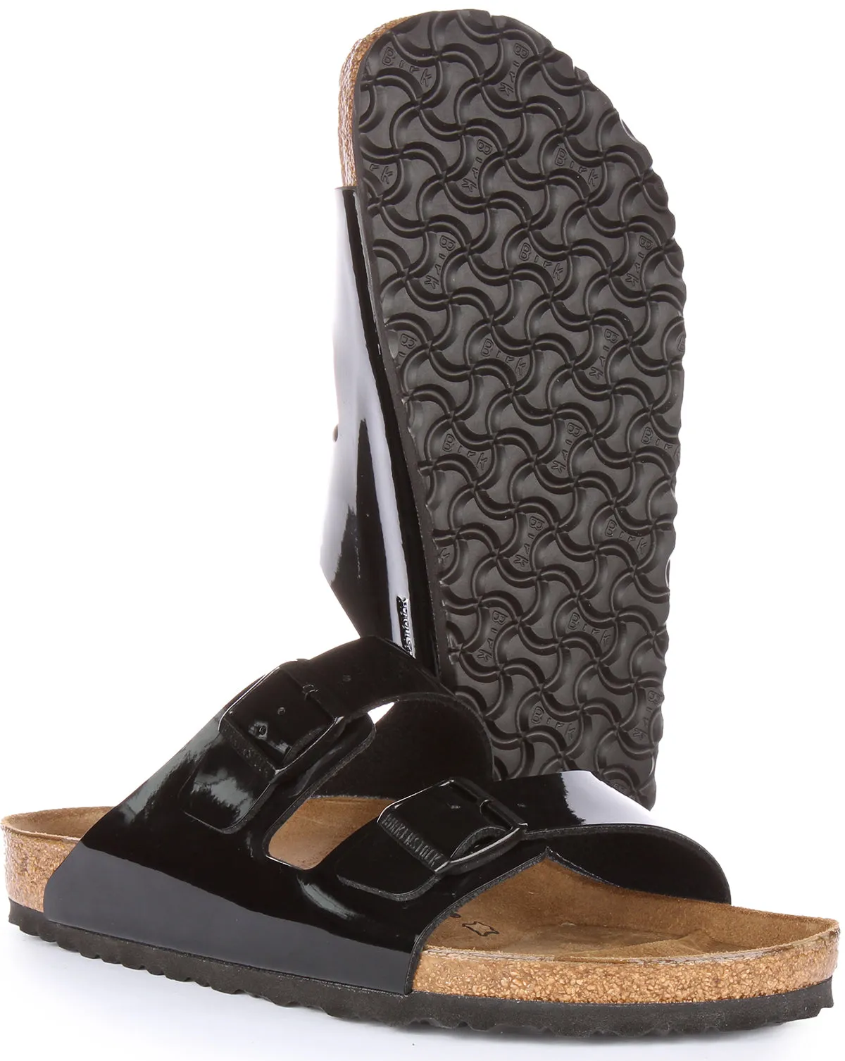 Birkenstock Arizona Bs In Black Patent  | Regular Fit