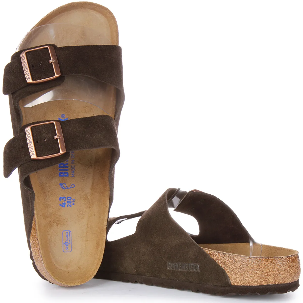 Birkenstock Arizona Bs In Mocha For Men | Regular Fit