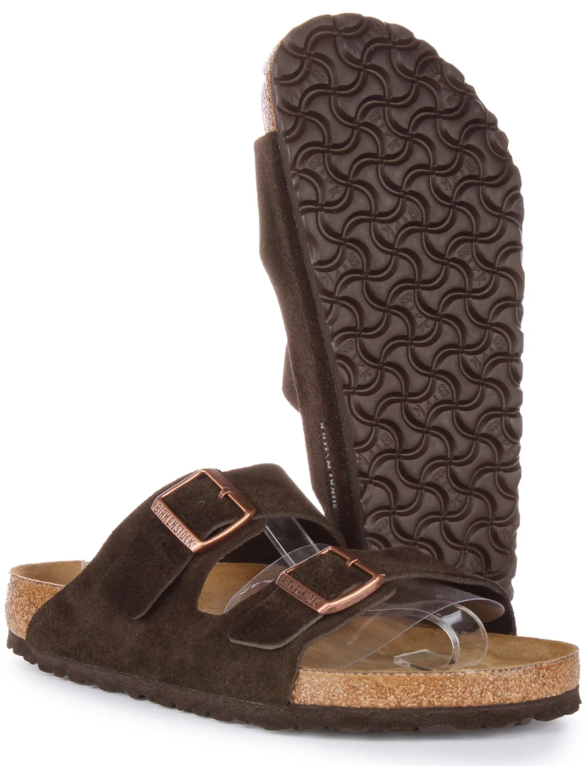 Birkenstock Arizona Bs In Mocha For Men | Regular Fit