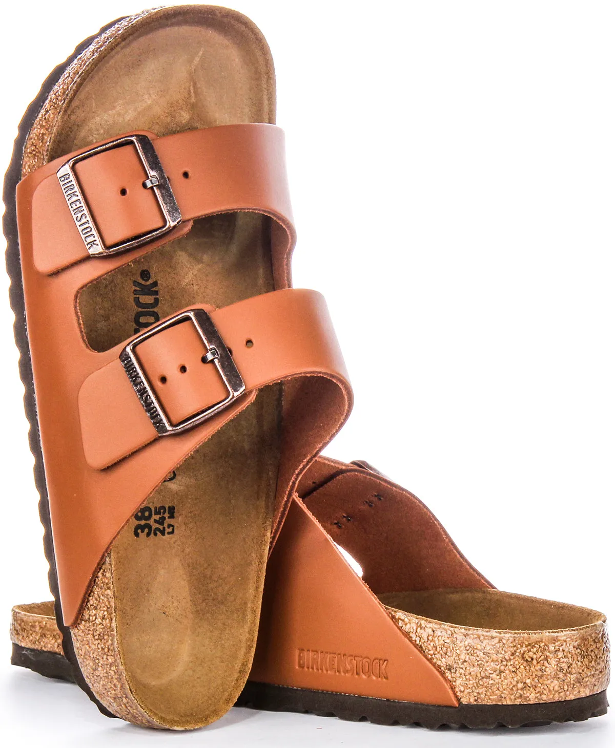 Birkenstock Arizona In Tan Brown | Regular Fit