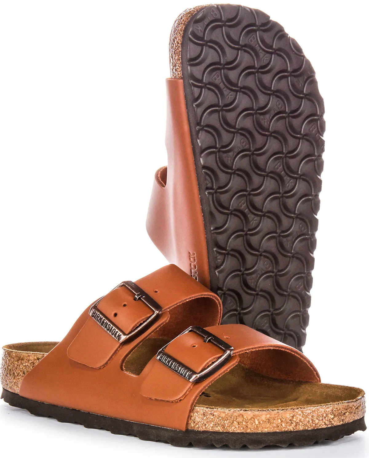 Birkenstock Arizona In Tan Brown | Regular Fit