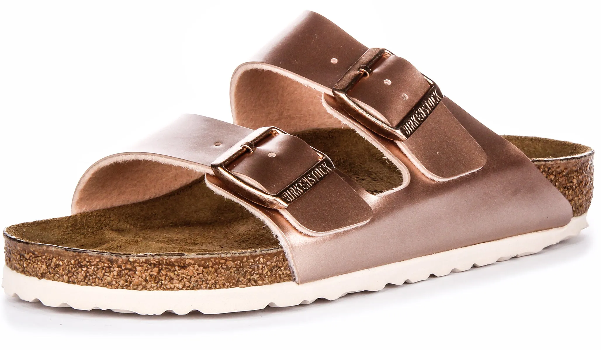 Birkenstock Arizona Kids Bs In Copper For Juniors | Regular Fit
