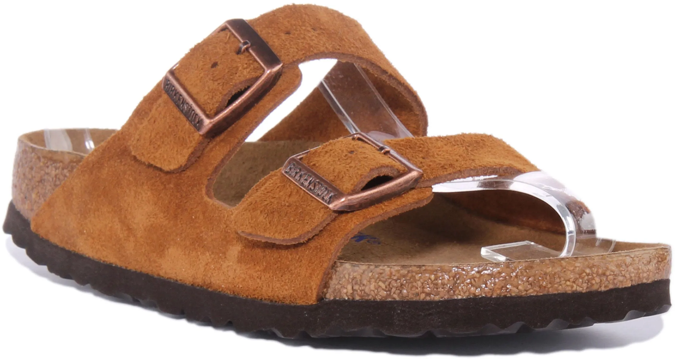 Birkenstock Arizona Sbf In Tan For Unisex
