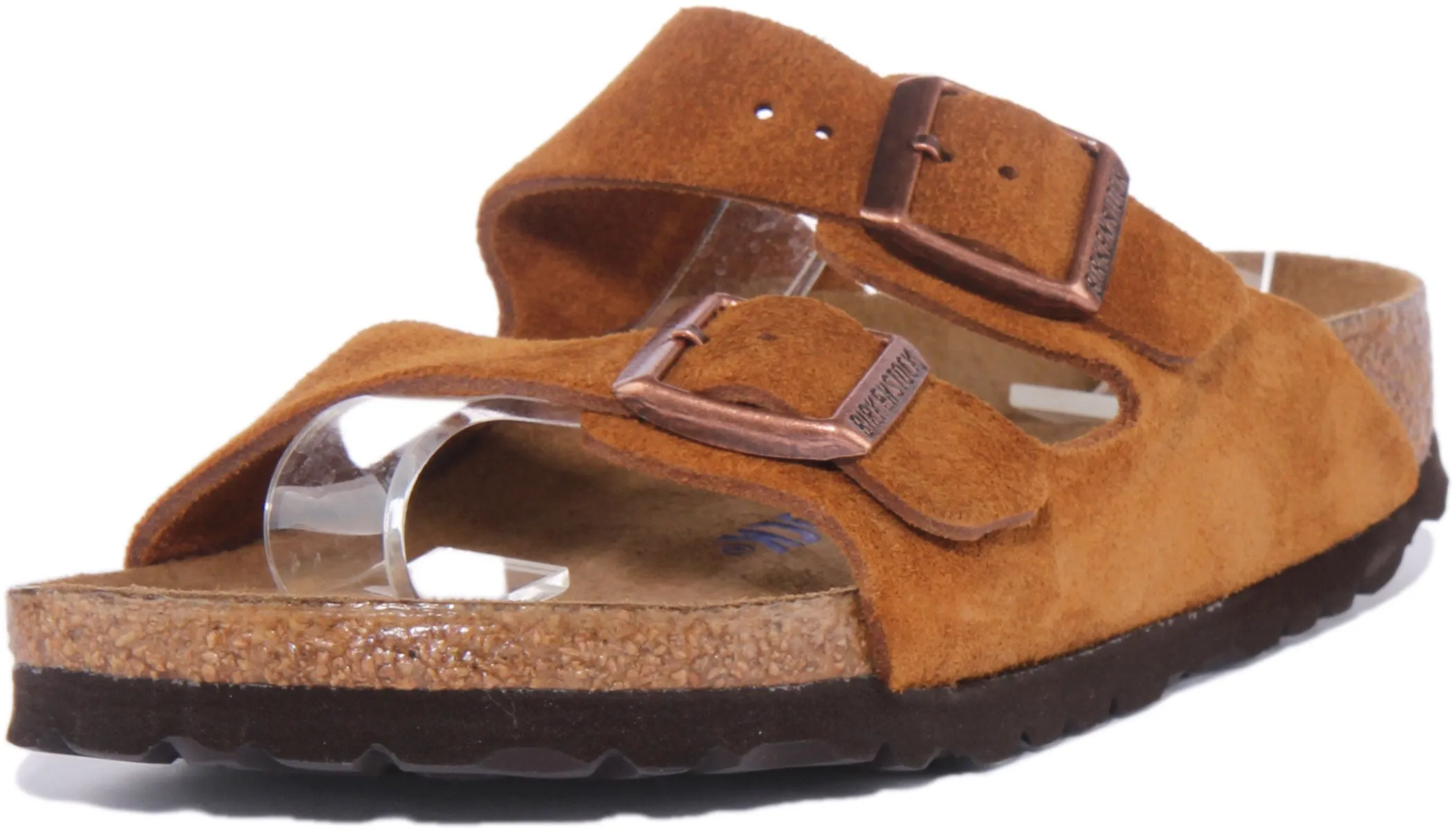 Birkenstock Arizona Sbf In Tan For Unisex