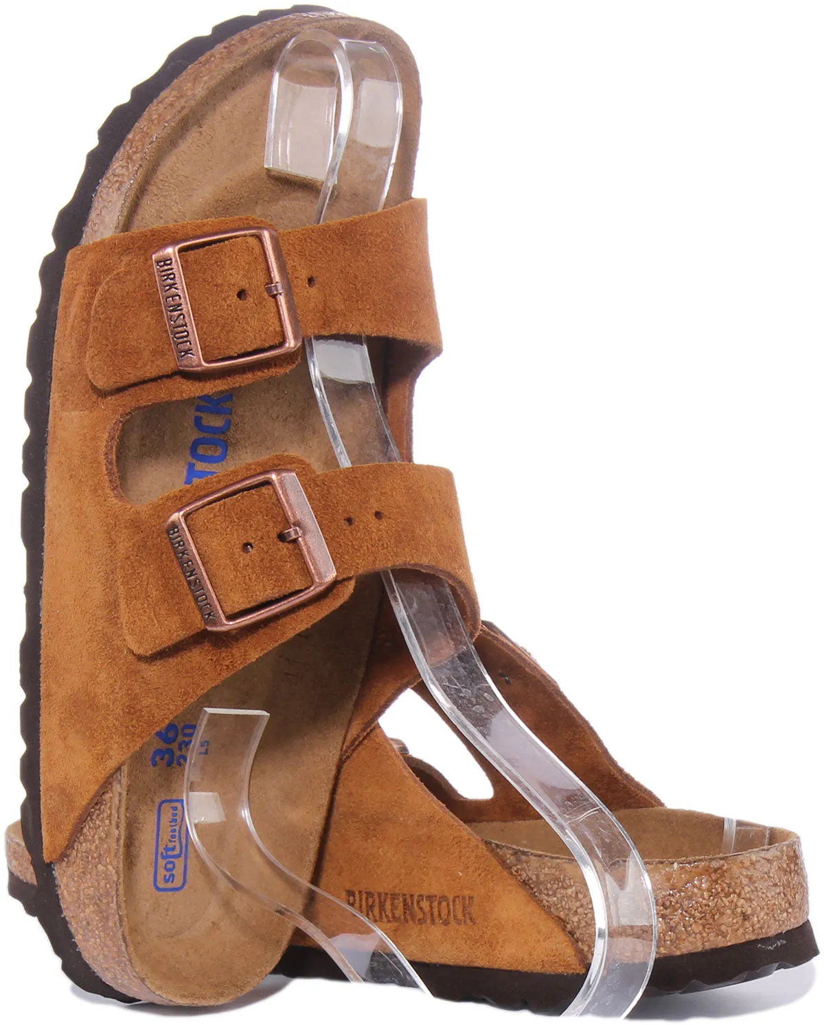 Birkenstock Arizona Sbf In Tan For Unisex