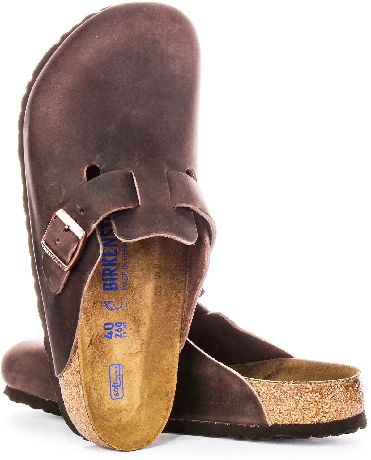 Birkenstock Boston BS In Brown | Regular Fit