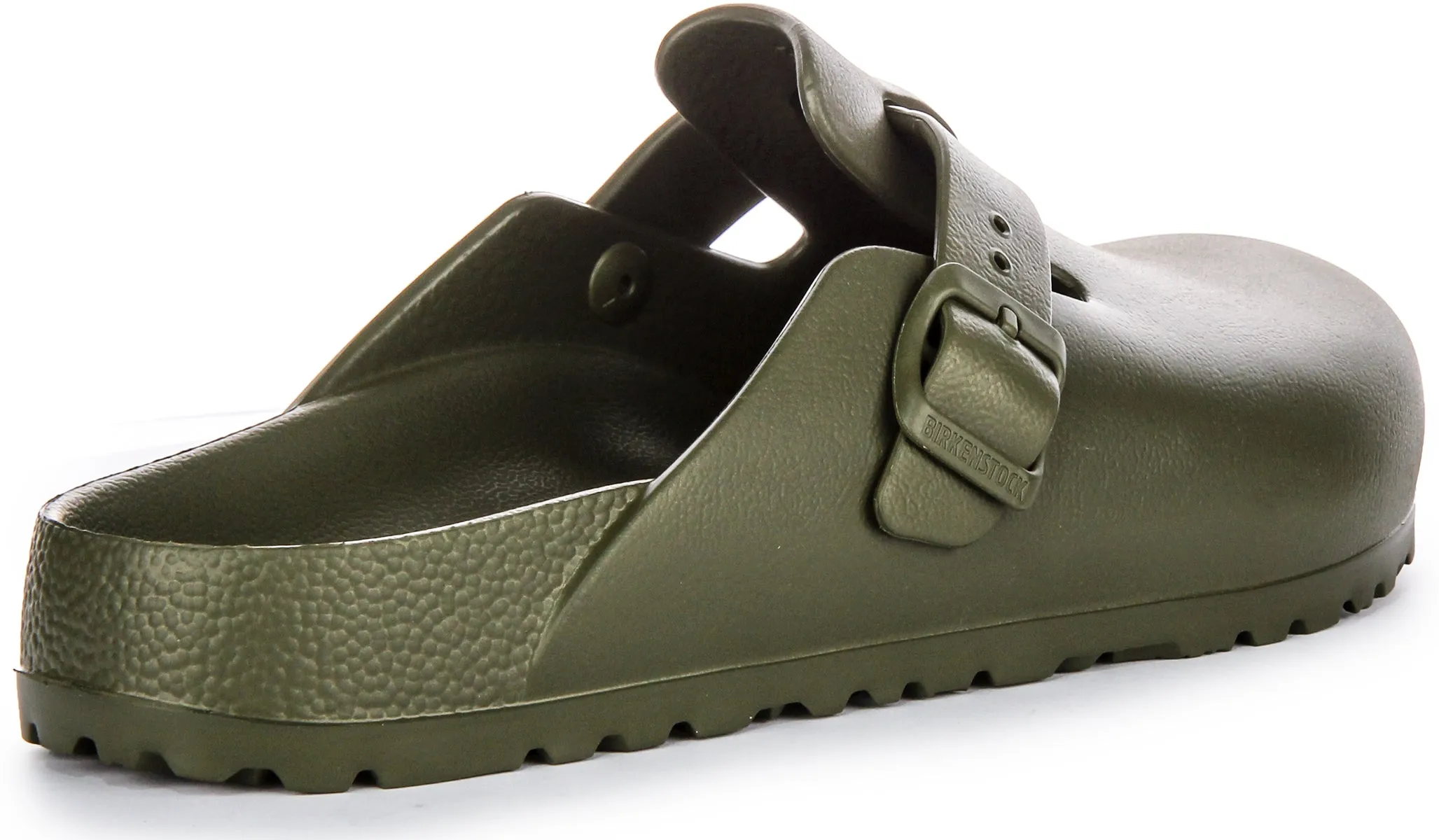 Birkenstock Boston Eva In Khaki | Narrow Fit