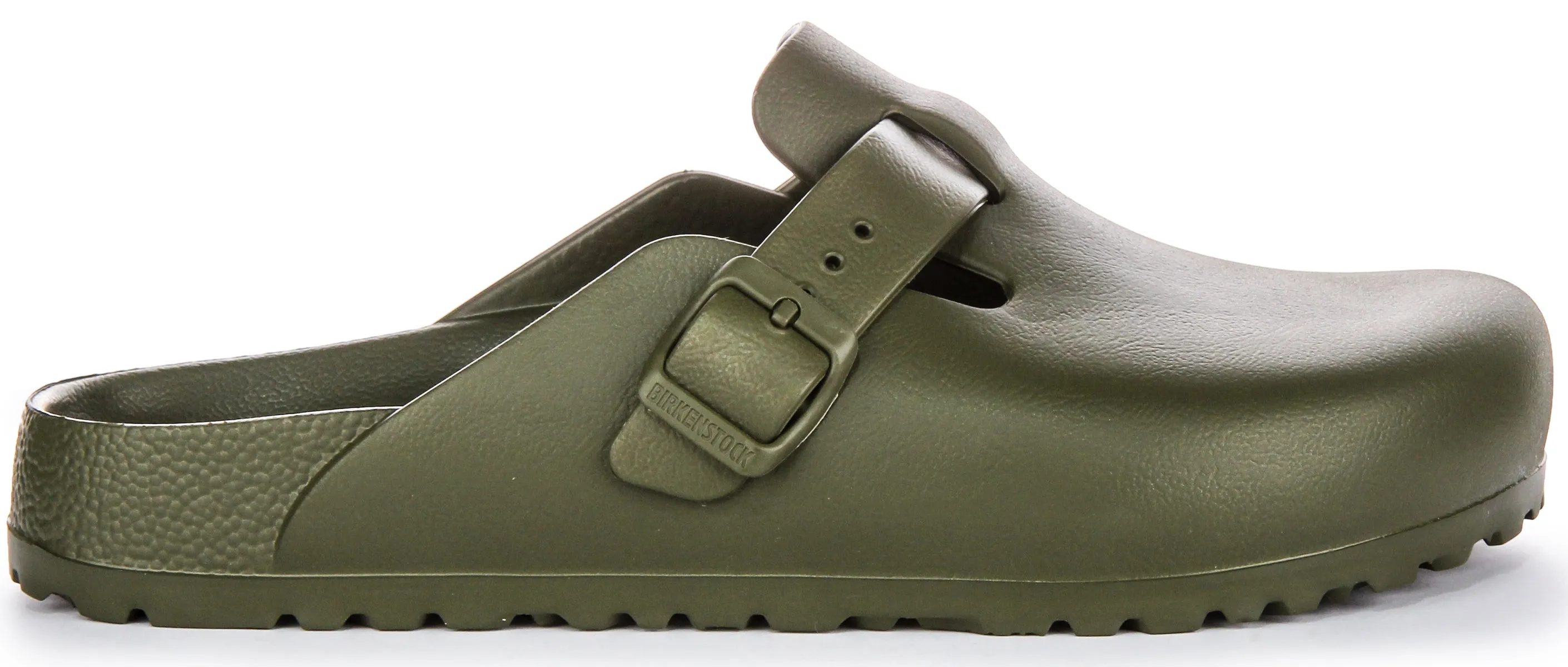 Birkenstock Boston Eva In Khaki | Narrow Fit