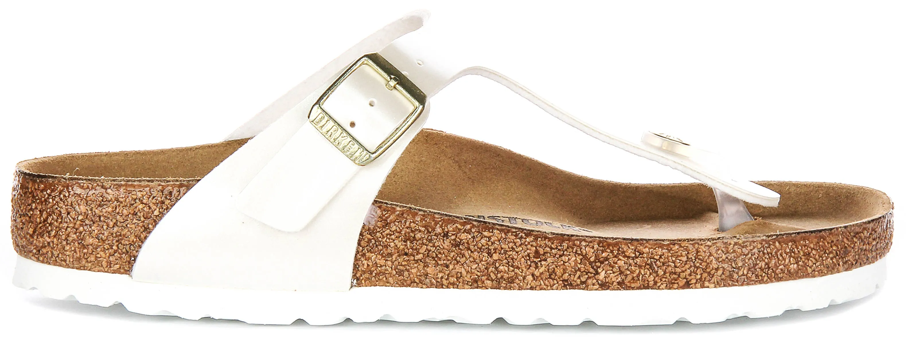 Birkenstock Gizeh BS In Pearl White for Kid