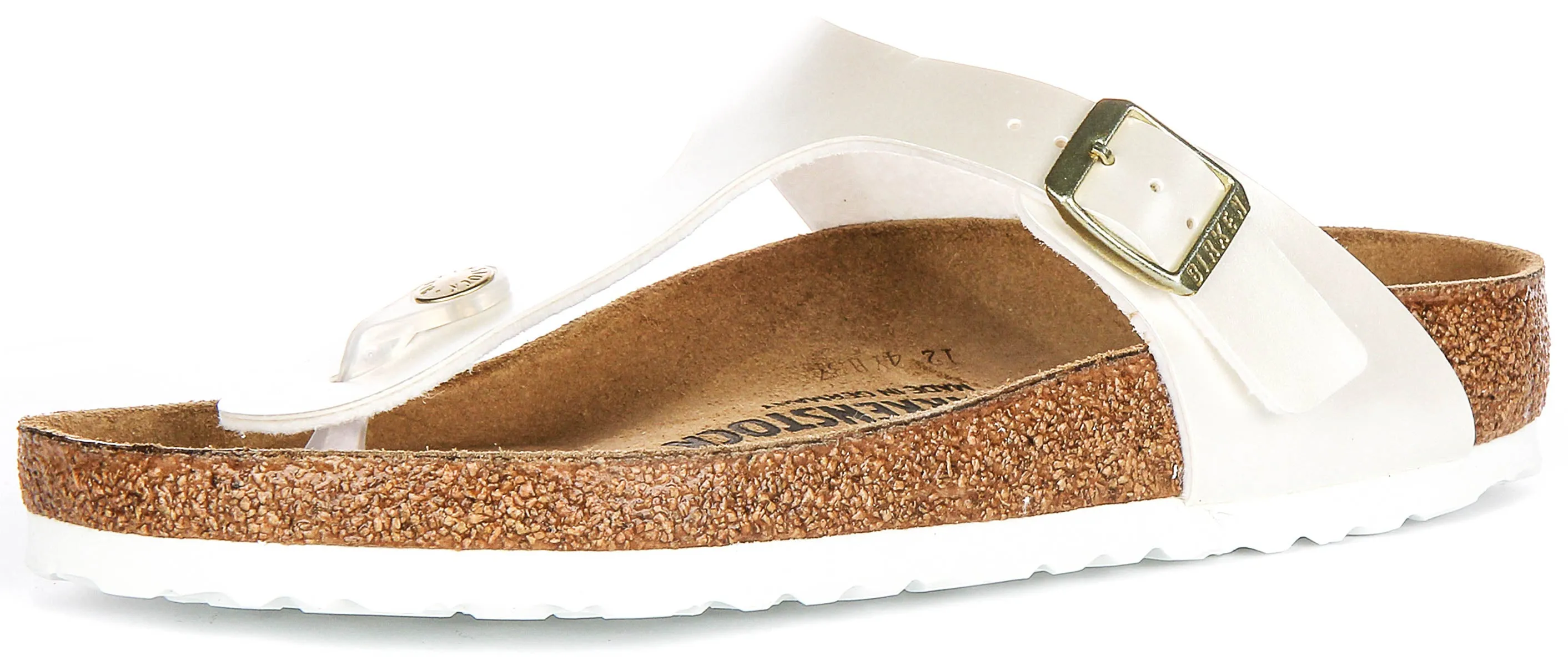 Birkenstock Gizeh BS In Pearl White for Kid