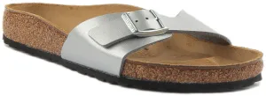 Birkenstock Madrid Sandals In Silver | Regular Fit