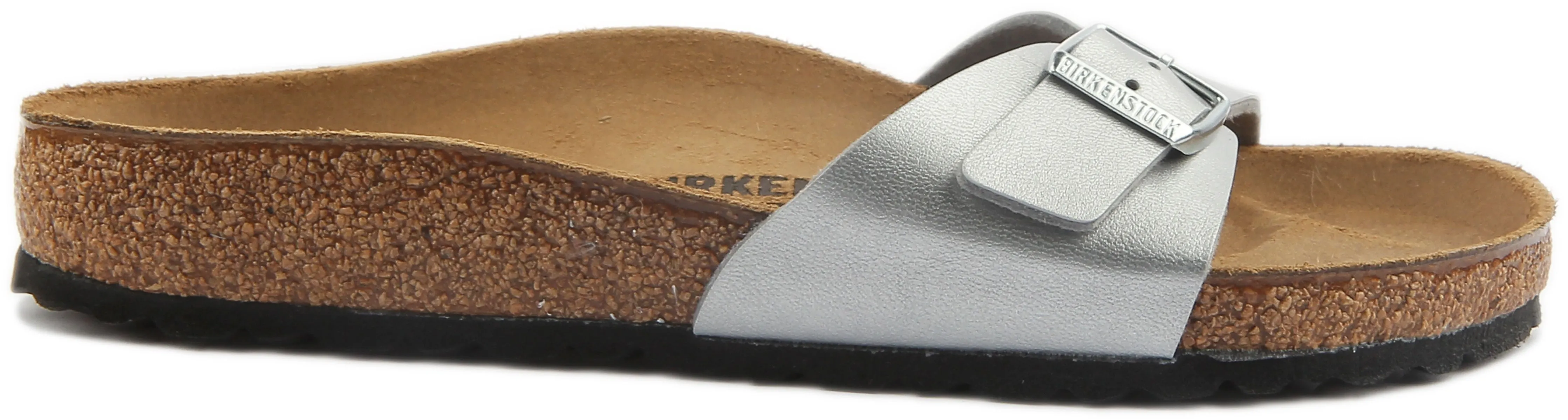 Birkenstock Madrid Sandals In Silver | Regular Fit