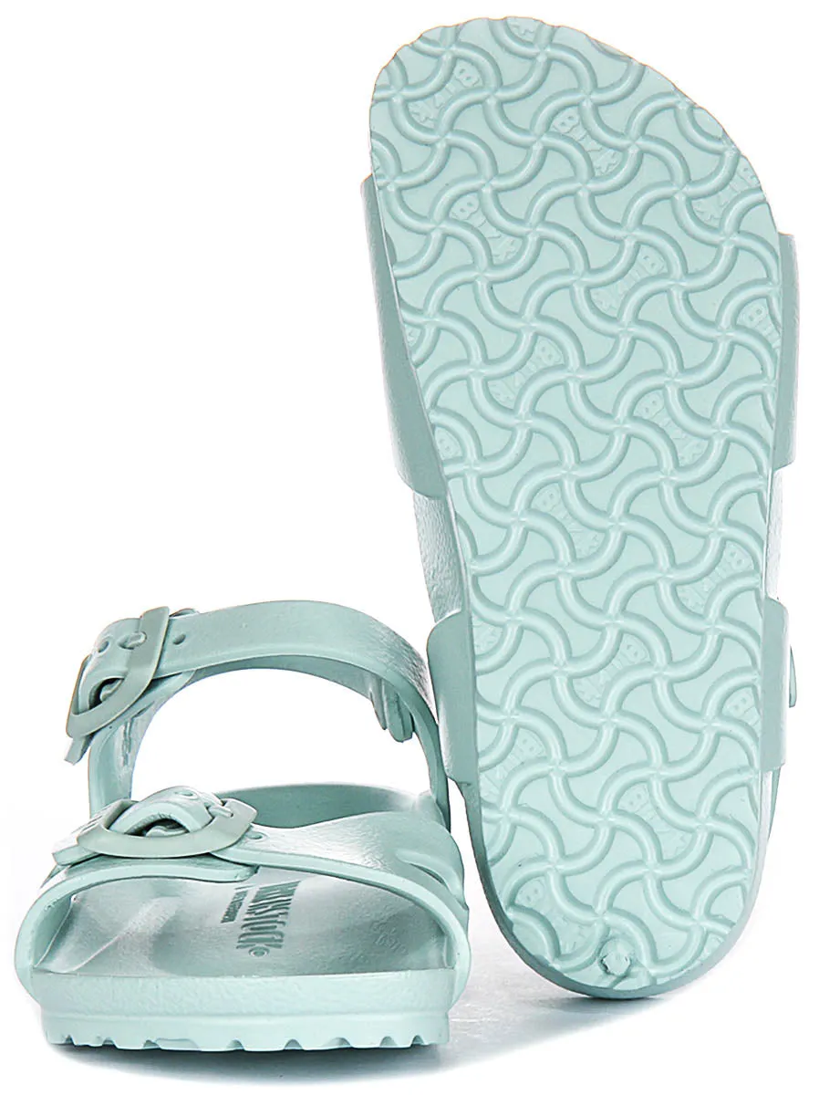 Birkenstock Rio Eva Kids In Green | Narrow Fit