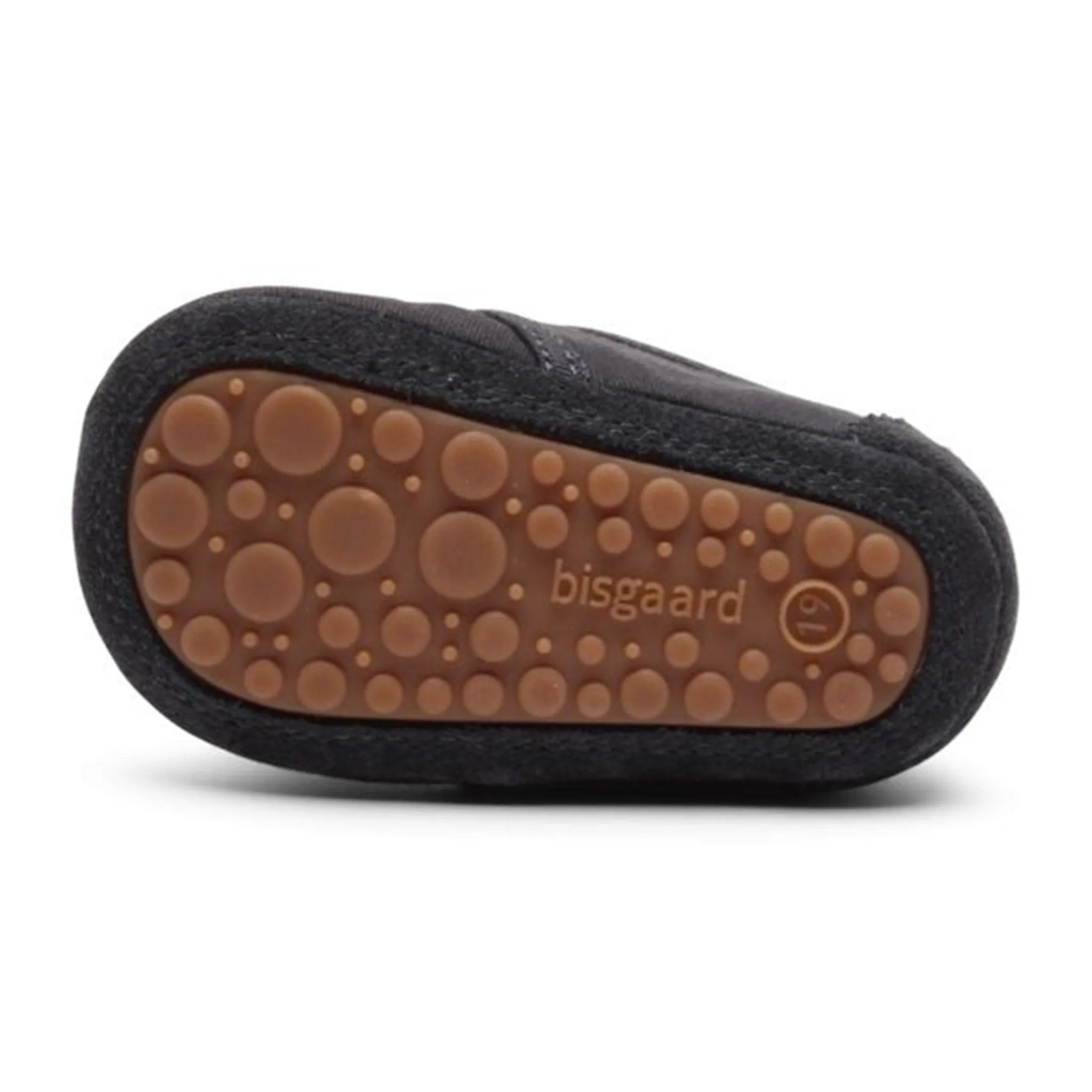 Bisgaard Indoor Shoes Cotton Velcro Navy